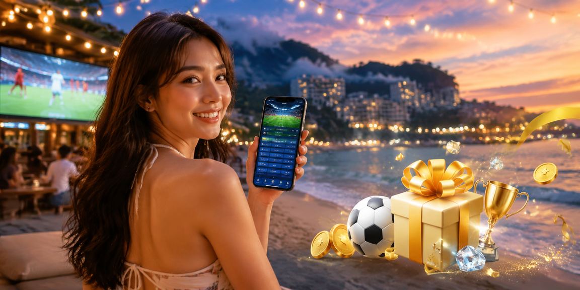 Skrin pertaruhan sukan zhibo88 digunakan di Genting Highlands dengan paparan odds langsung