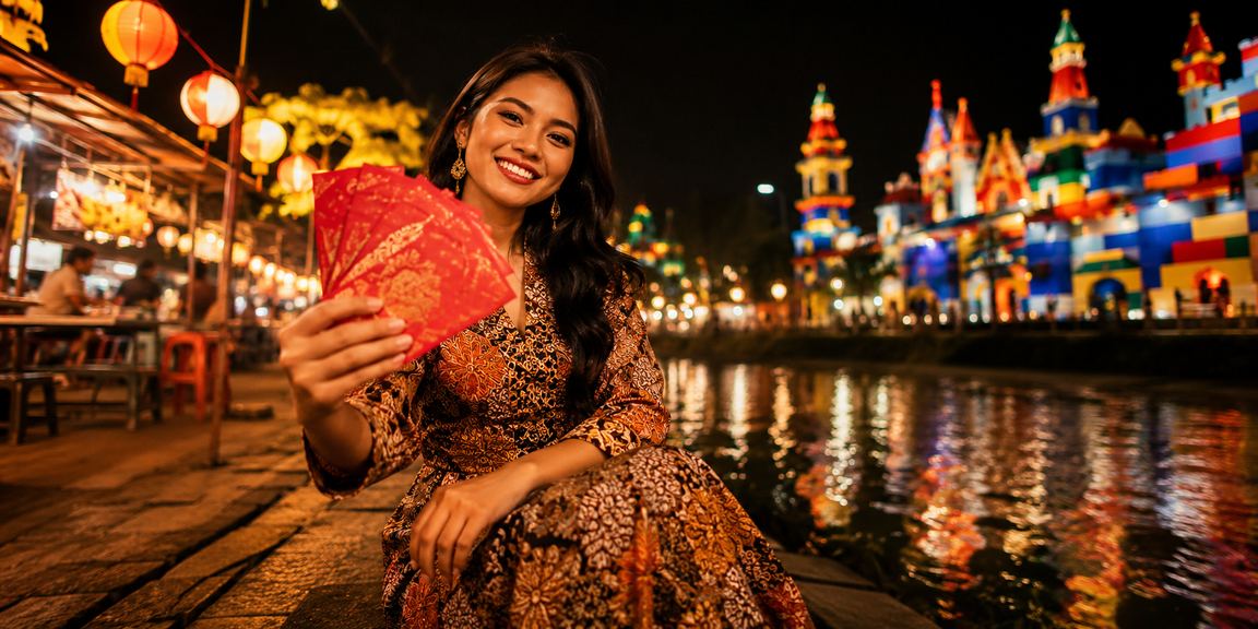 Bonus sampul merah perayaan Tahun Baru Cina di platform slot zhibo88 Malaysia dengan corak batik